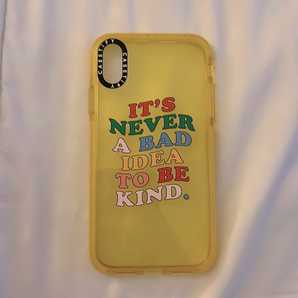 yellow CASETIFY phone case